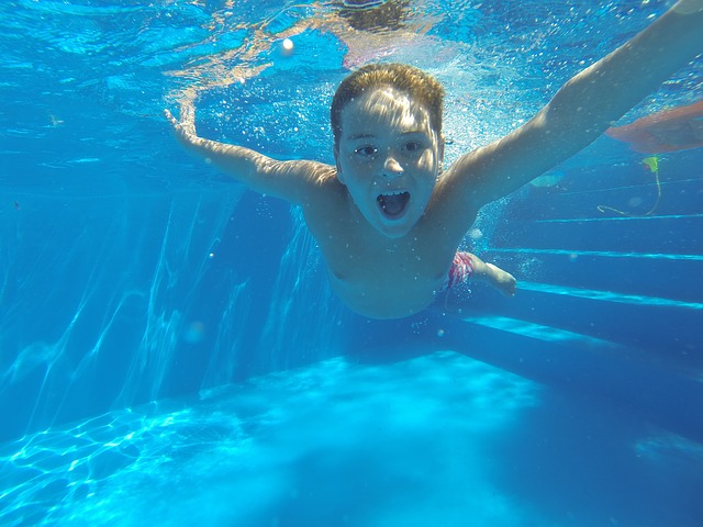 zábava pod vodou